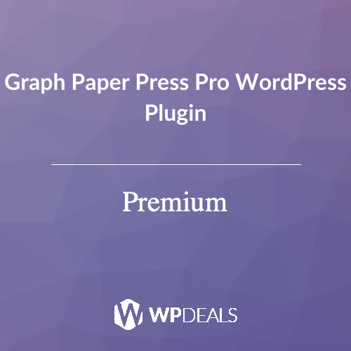 Graph Paper Press Pro WordPress Plugin - Plugin Offers