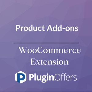 WooCommerce Product Add-Ons - Plugin Offers