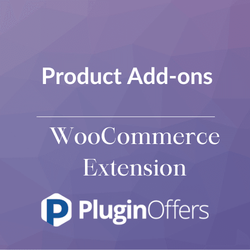 WooCommerce Product Add-Ons - Plugin Offers