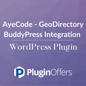 AyeCode - GeoDirectory BuddyPress Integration WordPress Plugin - Plugin Offers