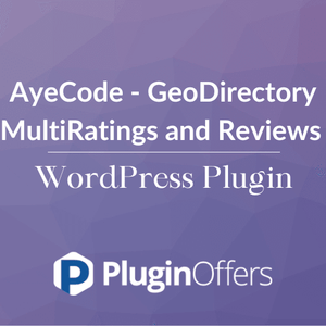 AyeCode - GeoDirectory MultiRatings and Reviews WordPress Plugin - Plugin Offers