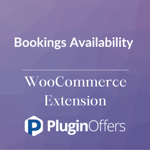 Bookings Availability WooCommerce Extension - Plugin Offers