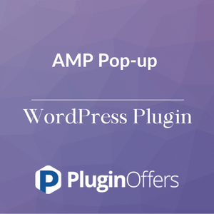 AMP Pop-up WordPress Plugin - Plugin Offers