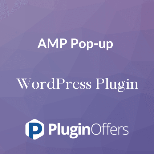 AMP Pop-up WordPress Plugin - Plugin Offers