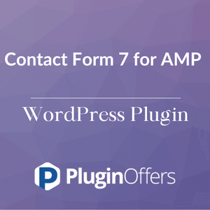Contact Form 7 for AMP WordPress Plugin - Plugin Offers
