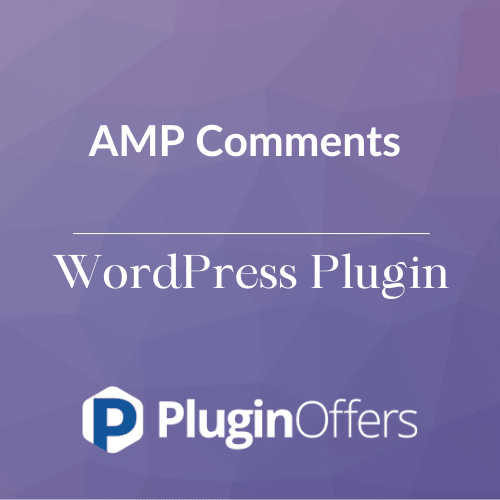 AMP Comments WordPress Plugin - Plugin Offers