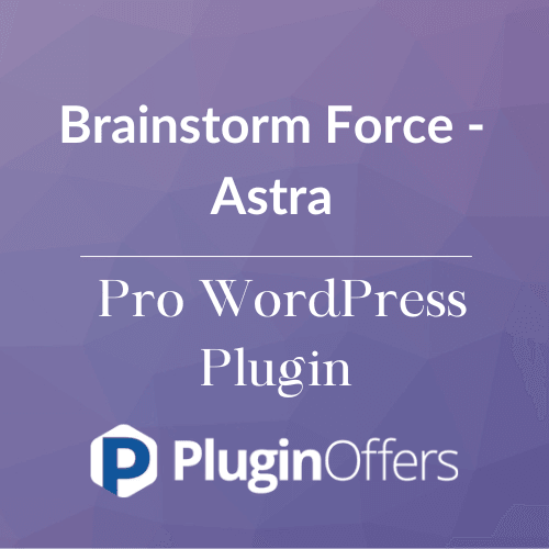 Brainstorm Force - Astra Pro WordPress Plugin - Plugin Offers
