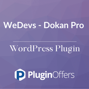 weDevs - Dokan Pro WordPress Plugin - Plugin Offers