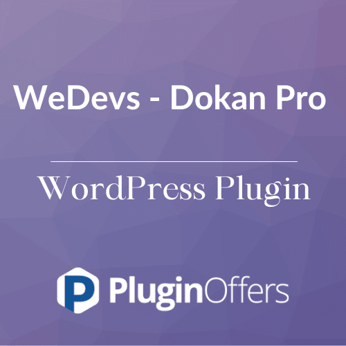 weDevs - Dokan Pro WordPress Plugin - Plugin Offers