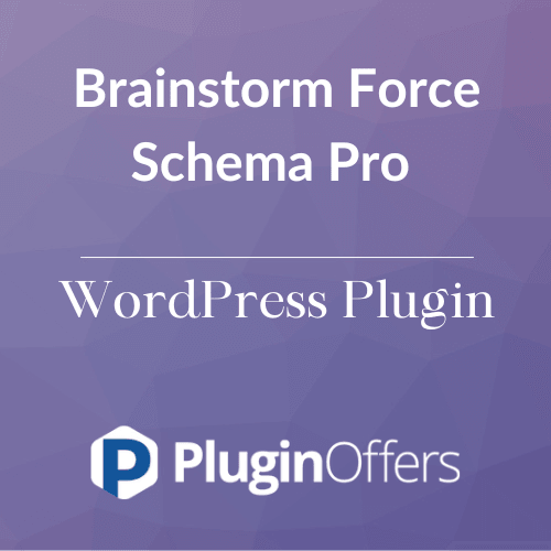 Brainstorm Force Schema Pro WordPress Plugin - Plugin Offers