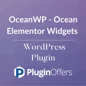 OceanWP - Ocean Elementor Widgets WordPress Plugin - Plugin Offers