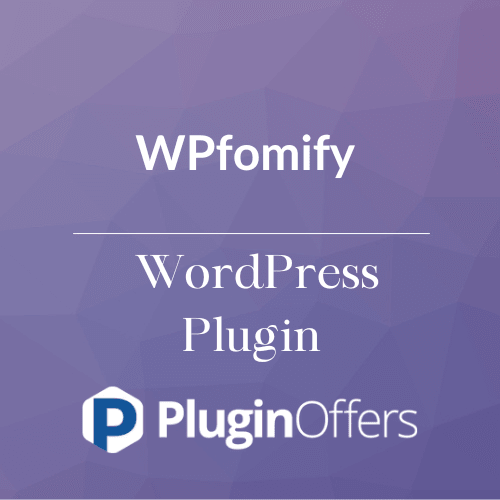 WPfomify WordPress Plugin - Plugin Offers