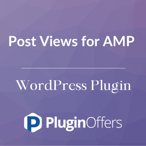 Post Views for AMP WordPress Plugin - Plugin Offers