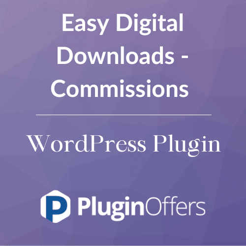 Easy Digital Downloads - Commissions WordPress Plugin - Plugin Offers