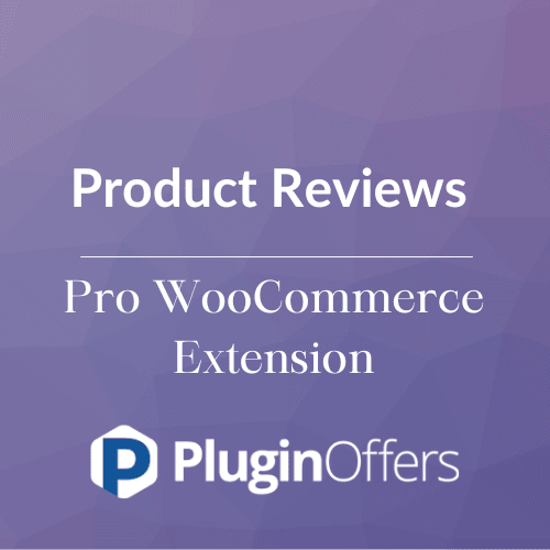 Product Reviews Pro WooCommerce Extension - Plugin Offers