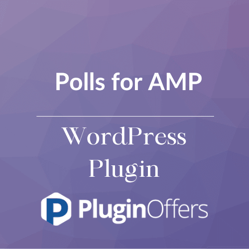 Polls for AMP WordPress Plugin - Plugin Offers