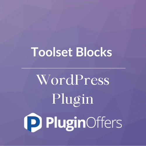 Toolset Blocks WordPress Plugin - Plugin Offers