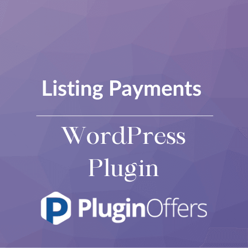 Listing Payments WordPress Plugin - Plugin Offers