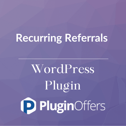 Recurring Referrals WordPress Plugin - Plugin Offers