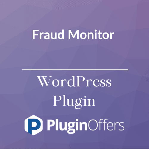 Fraud Monitor WordPress Plugin - Plugin Offers