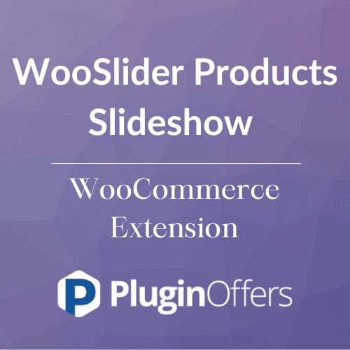 WooSlider Products Slideshow WooCommerce Extension - Plugin Offers