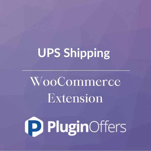 UPS Shipping WooCommerce Extension - Plugin Offers