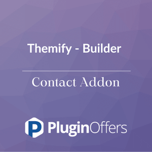 Themify - Builder Contact Addon - Plugin Offers