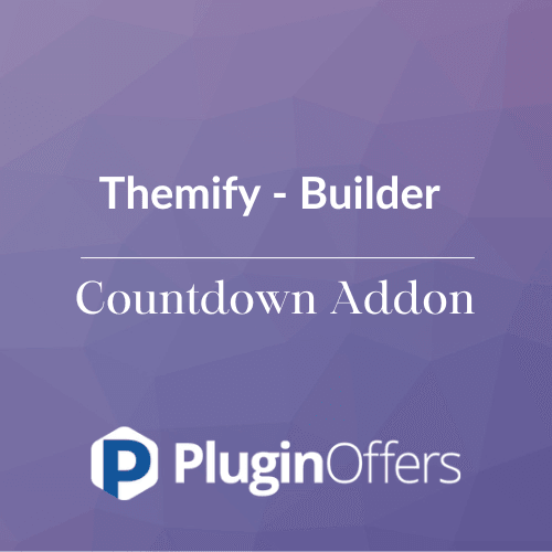 Themify - Builder Countdown Addon - Plugin Offers
