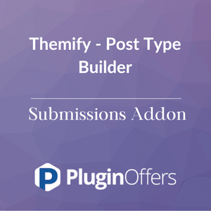 Themify - Post Type Builder Submissions Addon - Plugin Offers