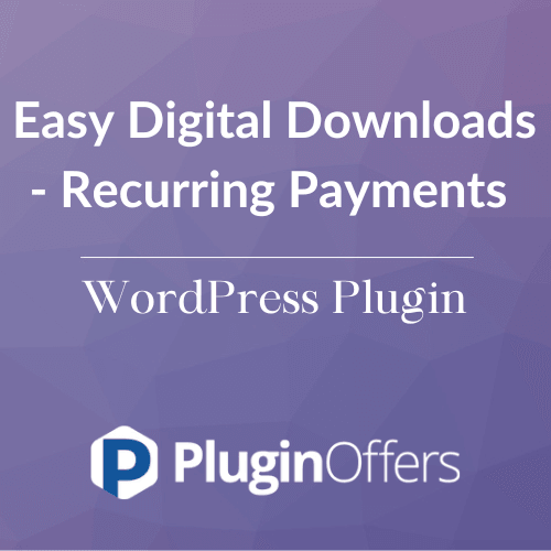 Easy Digital Downloads - Recurring Payments WordPress Plugin - Plugin Offers