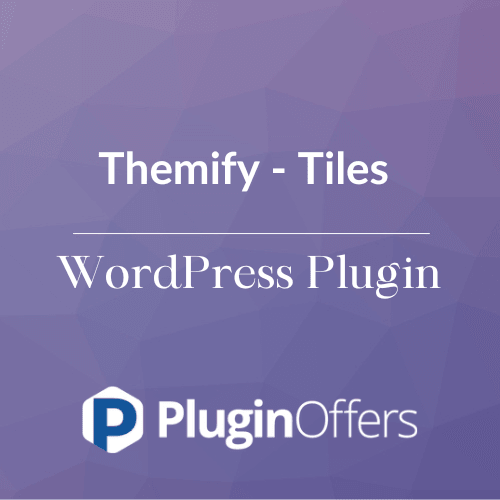 Themify - Tiles WordPress Plugin - Plugin Offers