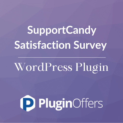 SupportCandy Satisfaction Survey WordPress Plugin - Plugin Offers