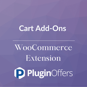 Cart Add-Ons WooCommerce Extension - Plugin Offers