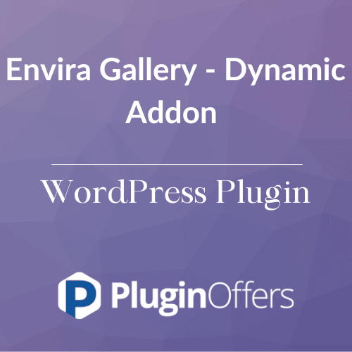 Envira Gallery - Dynamic Addon WordPress Plugin - Plugin Offers