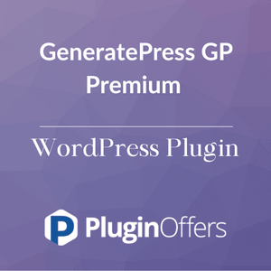 GeneratePress GP Premium WordPress Plugin - Plugin Offers