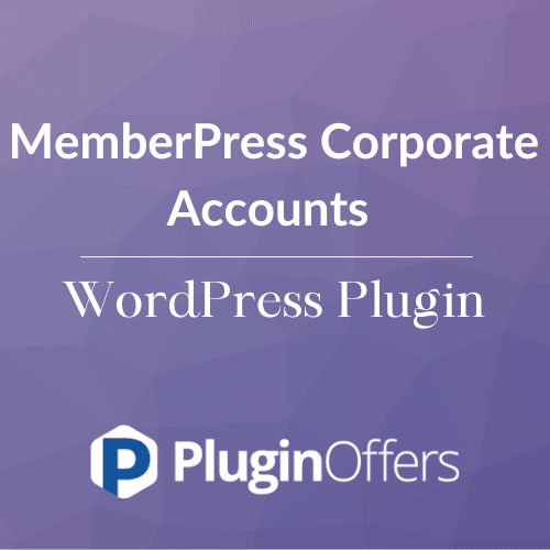 MemberPress Corporate Accounts WordPress Plugin - Plugin Offers