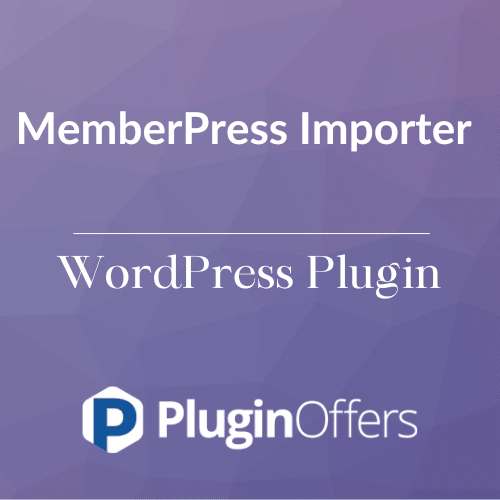 MemberPress Importer WordPress Plugin - Plugin Offers