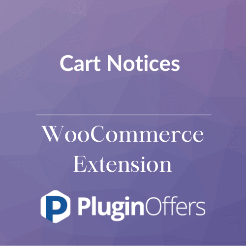 Cart Notices WooCommerce Extension - Plugin Offers