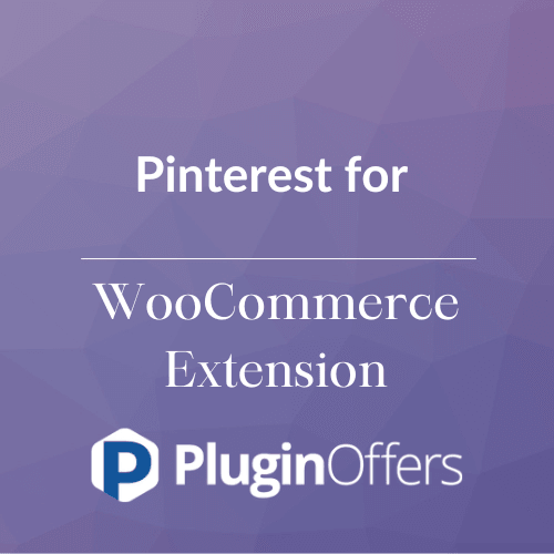 Pinterest for WooCommerce Extension - Plugin Offers