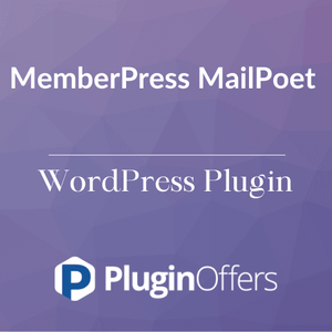 MemberPress MailPoet WordPress Plugin - Plugin Offers