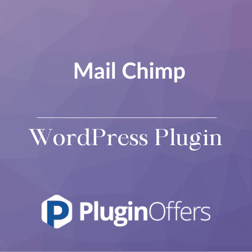 Mail Chimp WordPress Plugin - Plugin Offers
