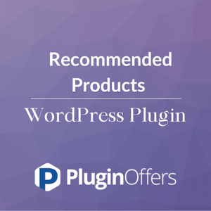 Recommended Products WordPress Plugin - Plugin Offers