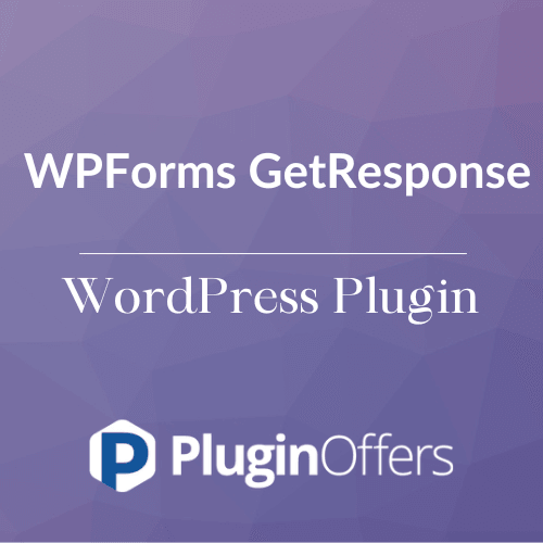 WPForms GetResponse WordPress Plugin - Plugin Offers