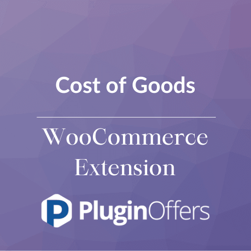 Cost of Goods WooCommerce Extension - Plugin Offers