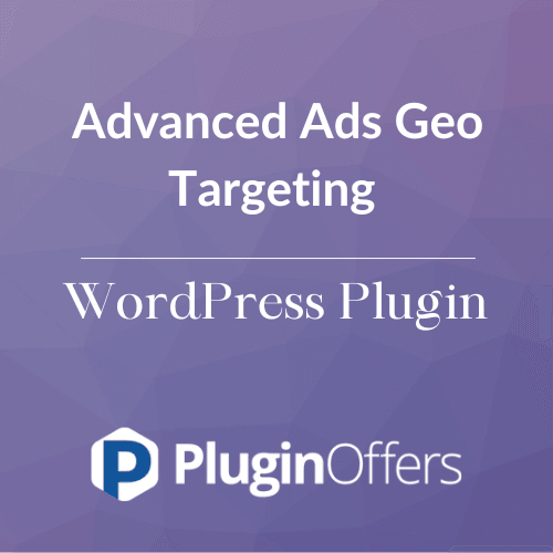 Advanced Ads Geo Targeting WordPress Plugin - Plugin Offers