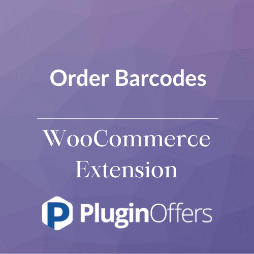 Order Barcodes WooCommerce Extension - Plugin Offers