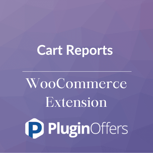 Cart Reports WooCommerce Extension - Plugin Offers