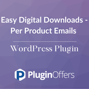 Easy Digital Downloads - Per Product Emails WordPress Plugin - Plugin Offers