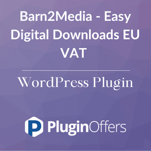 Barn2Media - Easy Digital Downloads EU VAT WordPress Plugin - Plugin Offers