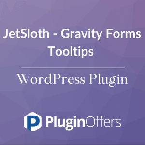JetSloth - Gravity Forms Tooltips WordPress Plugin - Plugin Offers